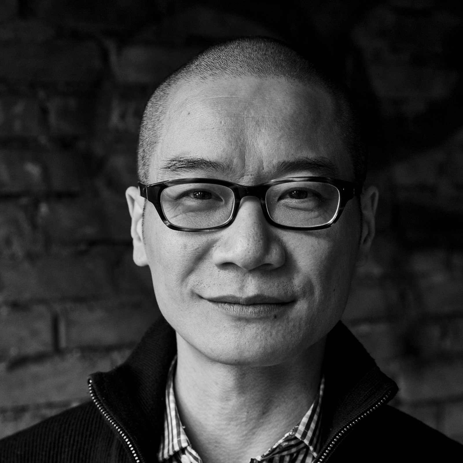Black-and-white portrait of Champagne author Peter Liem.